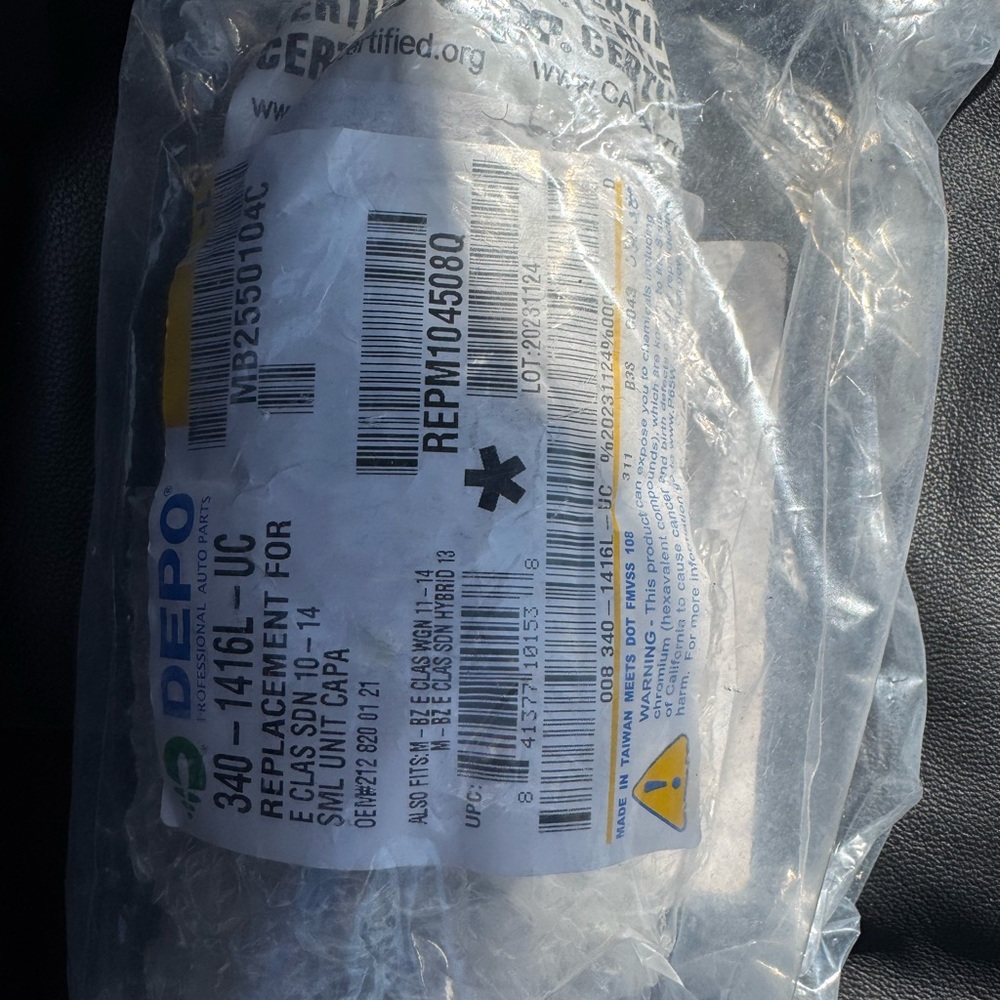 Depo Replacement Headlight Part